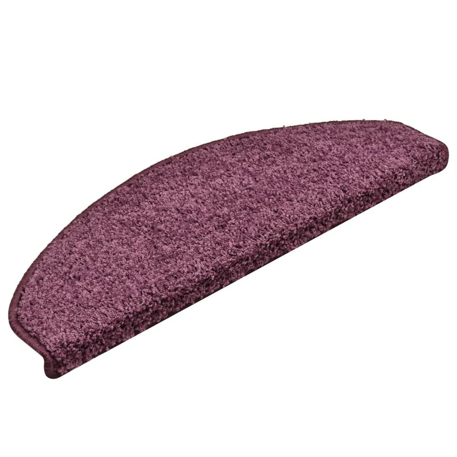 Trapmatten 15 St 65X21X4 Cm Donkerpaars 65 x 21 x 4 cm dark purple
