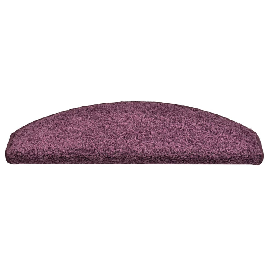 Trapmatten 15 St 65X21X4 Cm Donkerpaars 65 x 21 x 4 cm dark purple