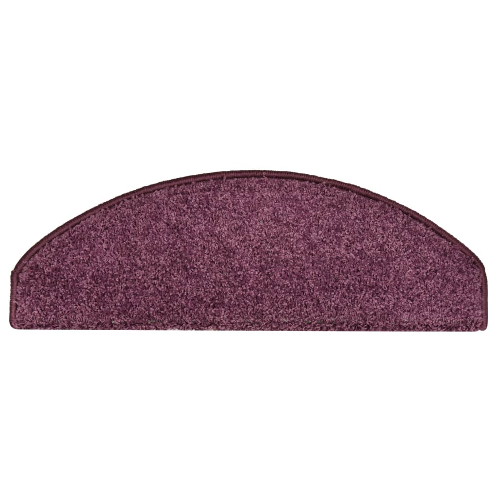 Trapmatten 15 St 65X21X4 Cm Donkerpaars 65 x 21 x 4 cm dark purple