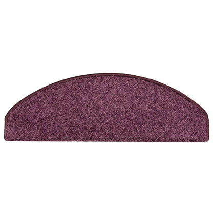 Trapmatten 15 St 65X21X4 Cm Donkerpaars 65 x 21 x 4 cm dark purple