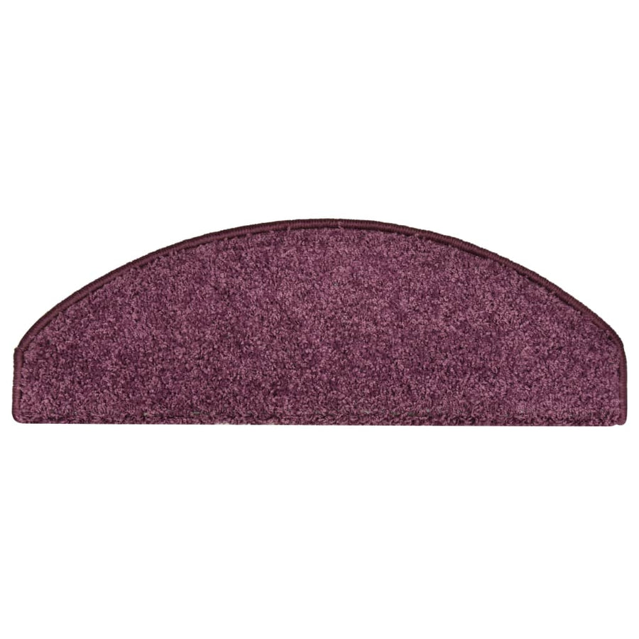 Trapmatten 15 St 65X21X4 Cm Donkerpaars 65 x 21 x 4 cm dark purple
