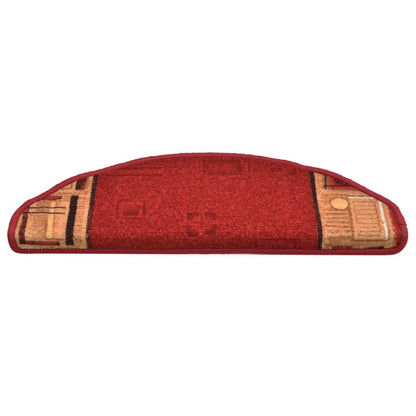 Trapmatten Zelfklevend 65X21X4 Cm Rood Halfrond