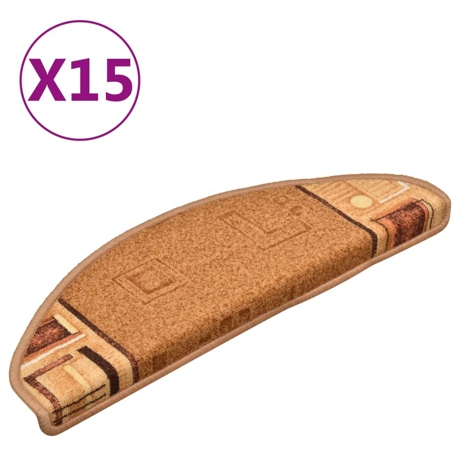 Trapmatten Zelfklevend 65X21X4 Cm Beige Halfrond