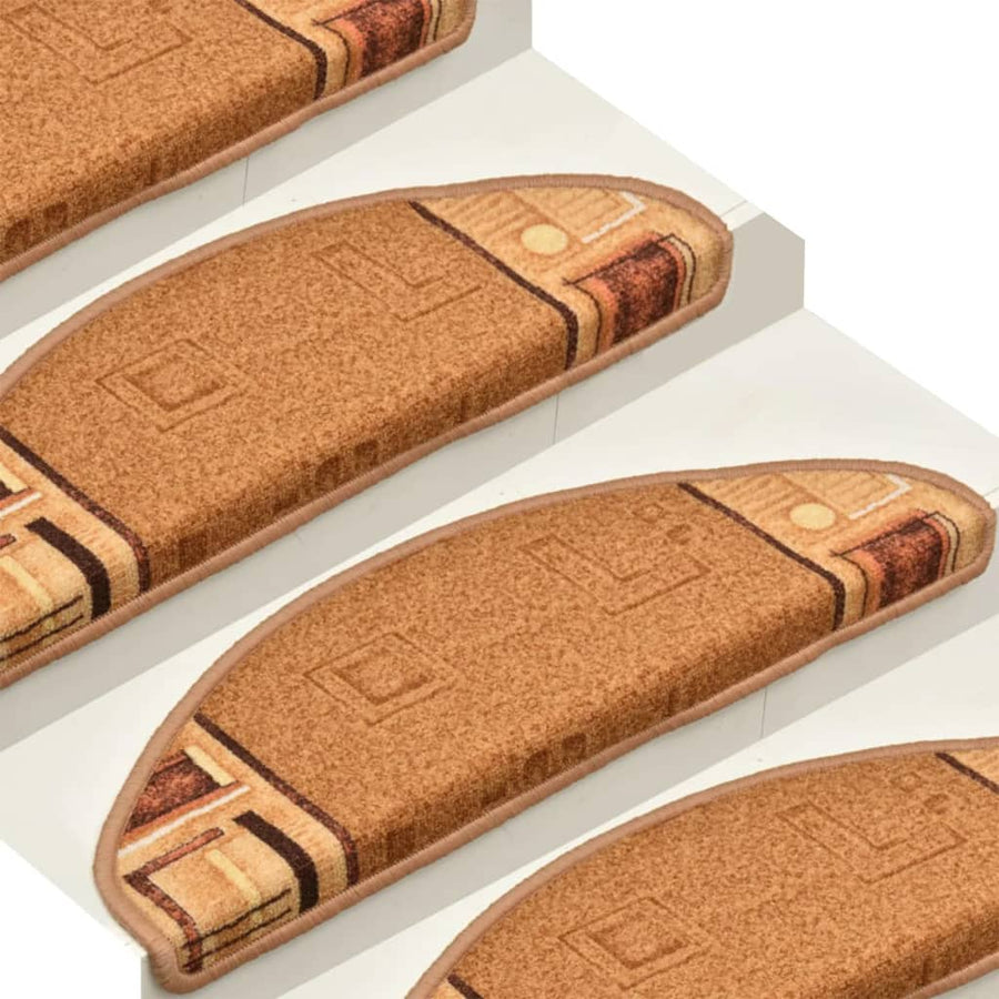 Trapmatten Zelfklevend 65X21X4 Cm Beige Halfrond