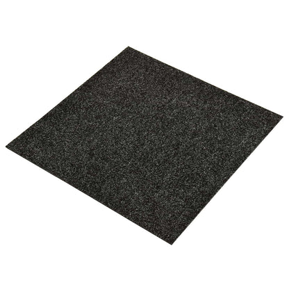 Tapijt 20 pcs Zwart 50 x 50 cm Bitumen