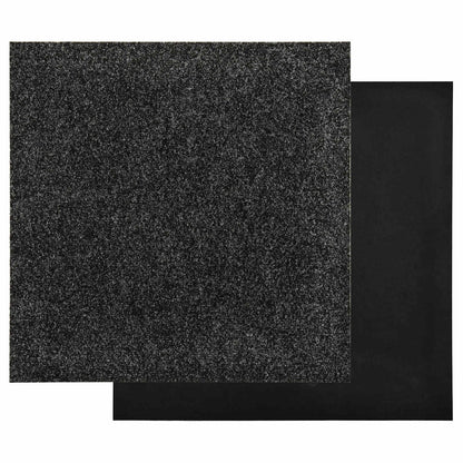 Tapijt 20 pcs Zwart 50 x 50 cm Bitumen