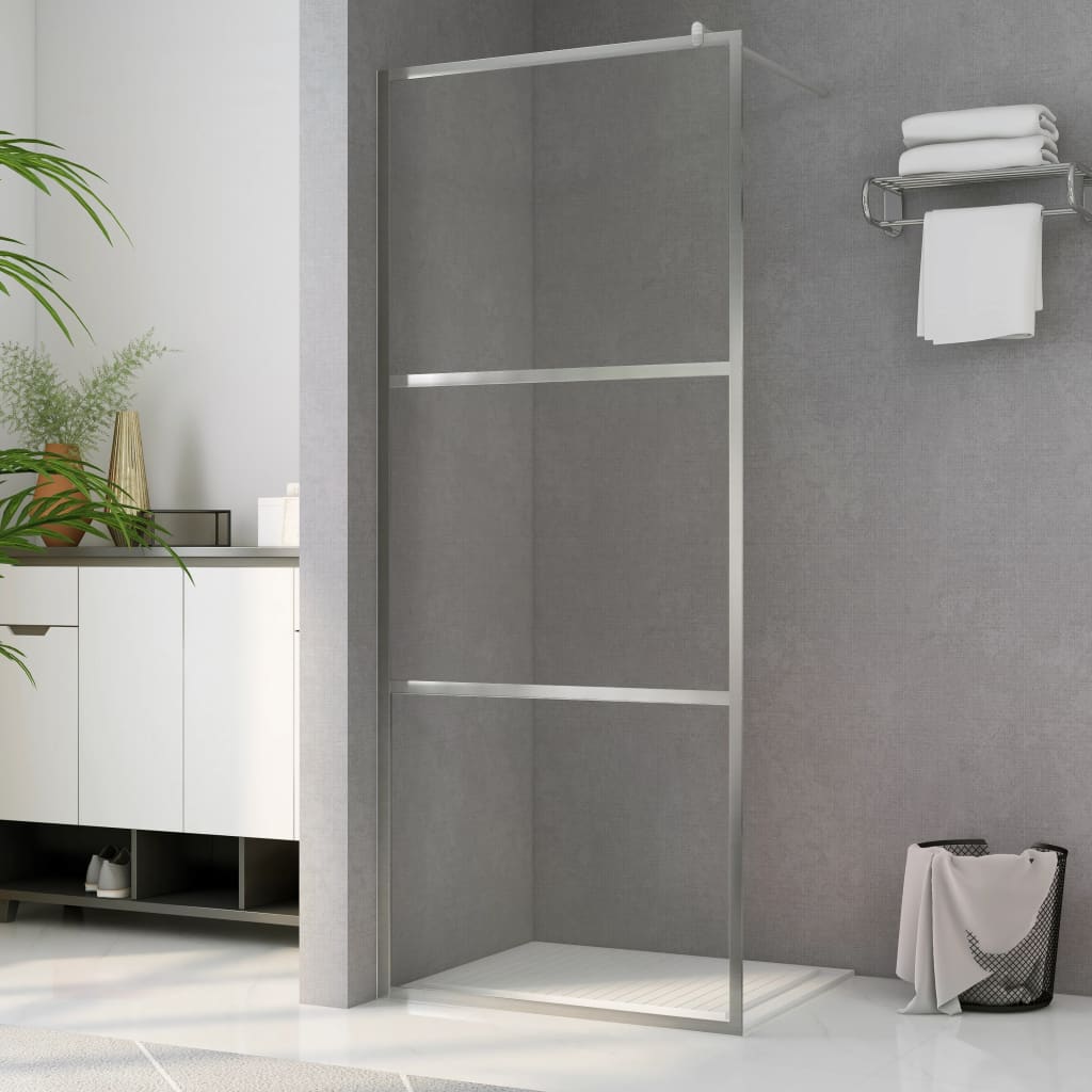 Inloopdouchewand Transparant Esg-Glas 115 x 195 cm