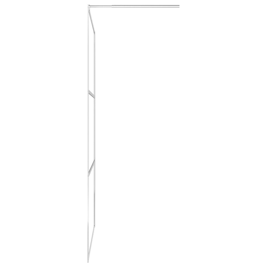 Inloopdouchewand Esg-Glas 90 x 195 cm Zilver Halfmat