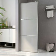 Inloopdouchewand 115x195 cm mat glas
