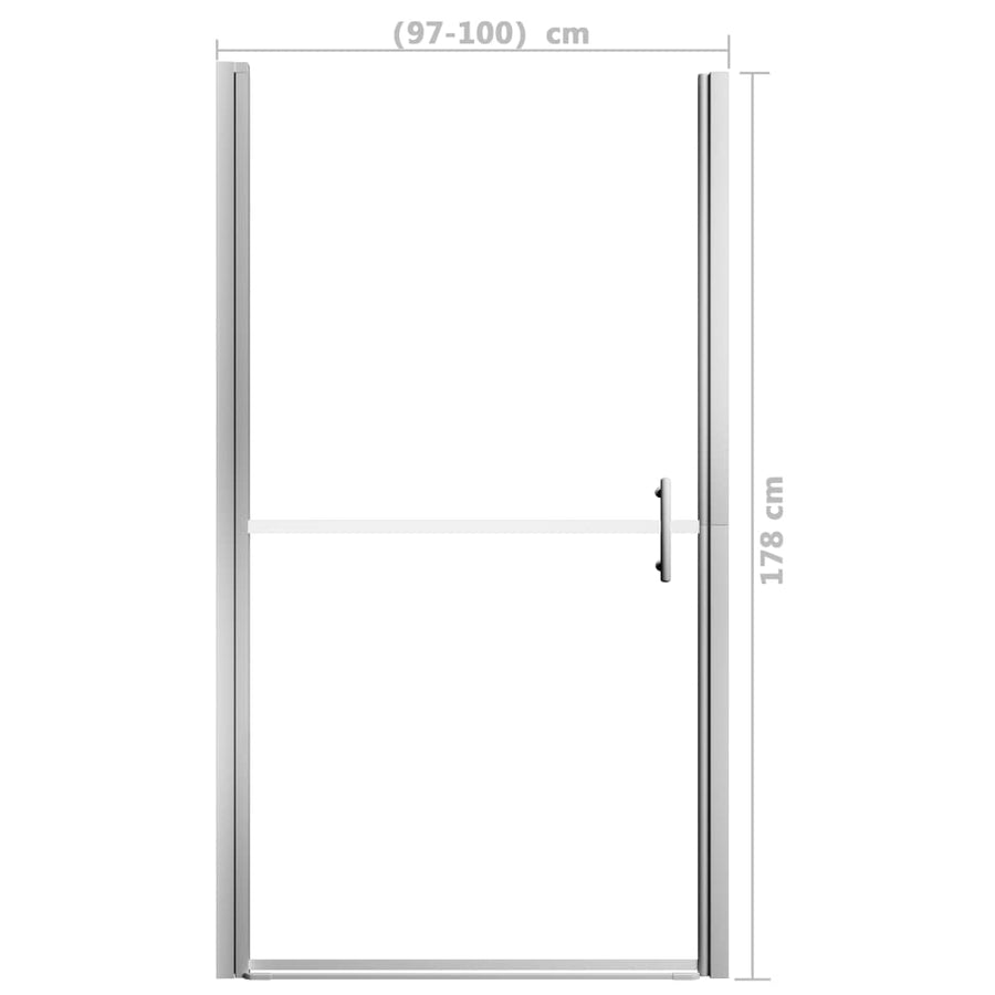 Douchedeur mat 100x178 cm gehard glas 100 x 178 cm Mat