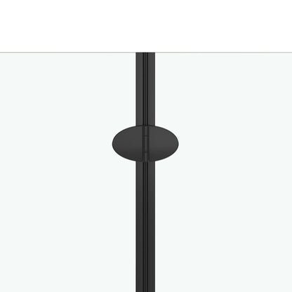 Douche Klapwand 120X68X130 Cm Esg Zwart