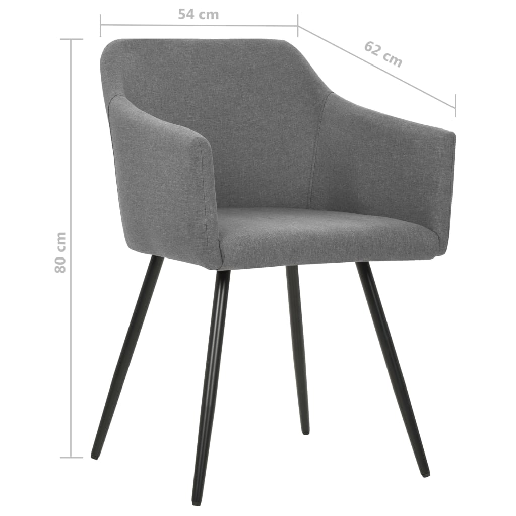 Eetkamerstoelen Stof 2