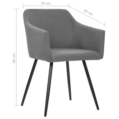 Eetkamerstoelen Stof 2