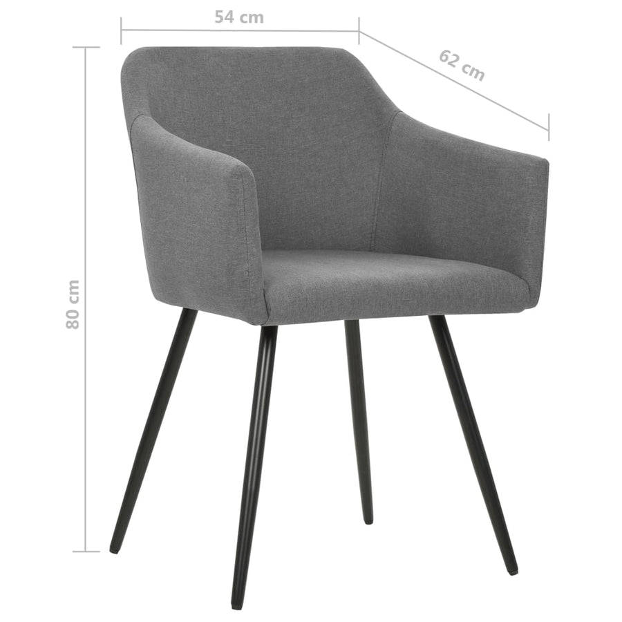 Eetkamerstoelen Stof 2