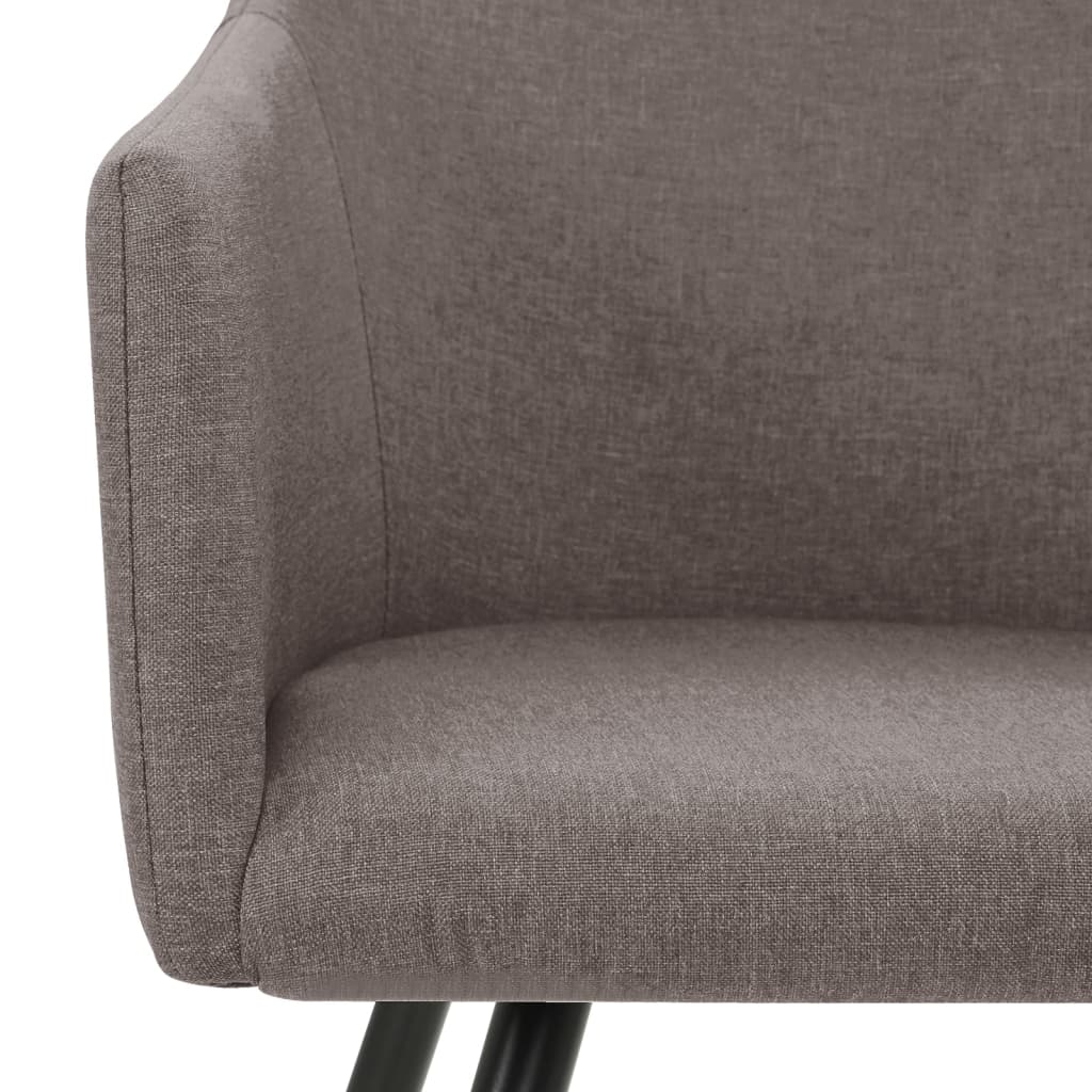 Eetkamerstoelen Draaibaar Stof 2