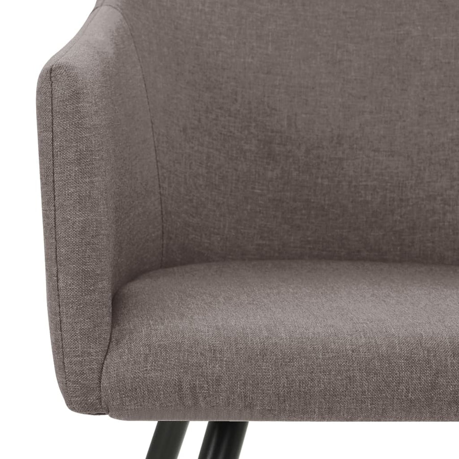 Eetkamerstoelen Draaibaar Stof 2