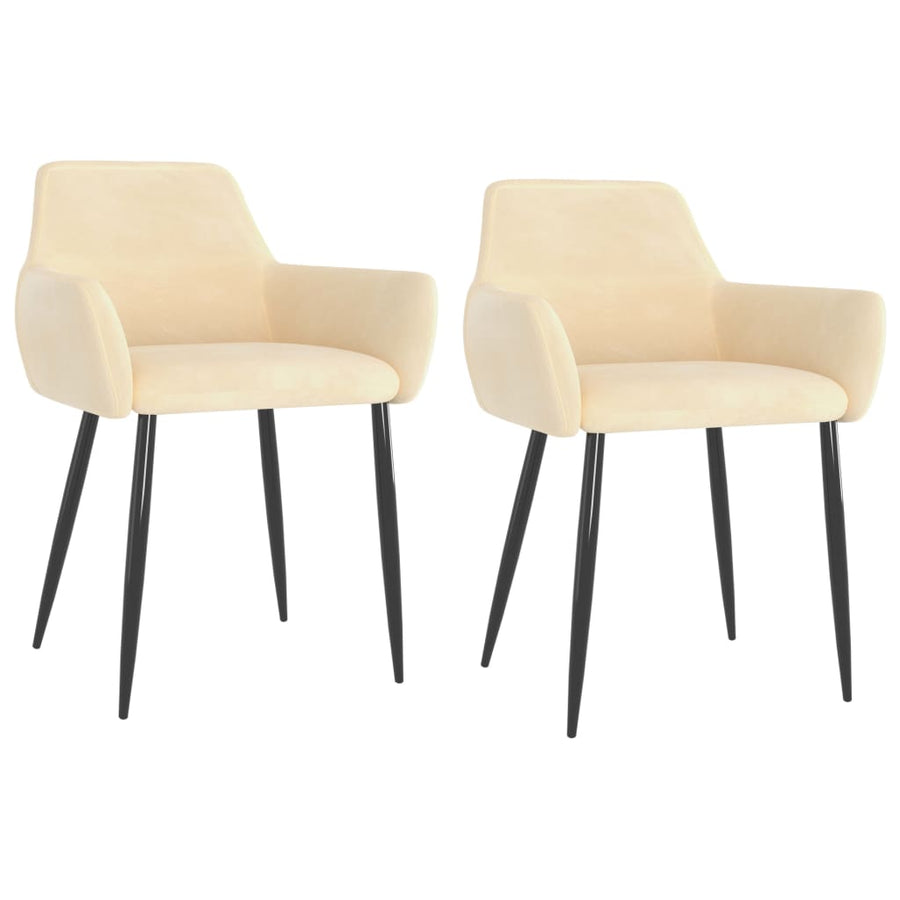 Eetkamerstoelen Fluweel Kleurig 2