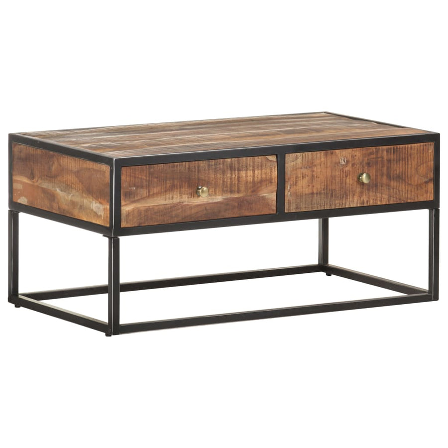 Salontafel 90X50X40 Cm Ruw Acaciahout