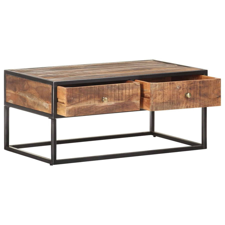 Salontafel 90X50X40 Cm Ruw Acaciahout
