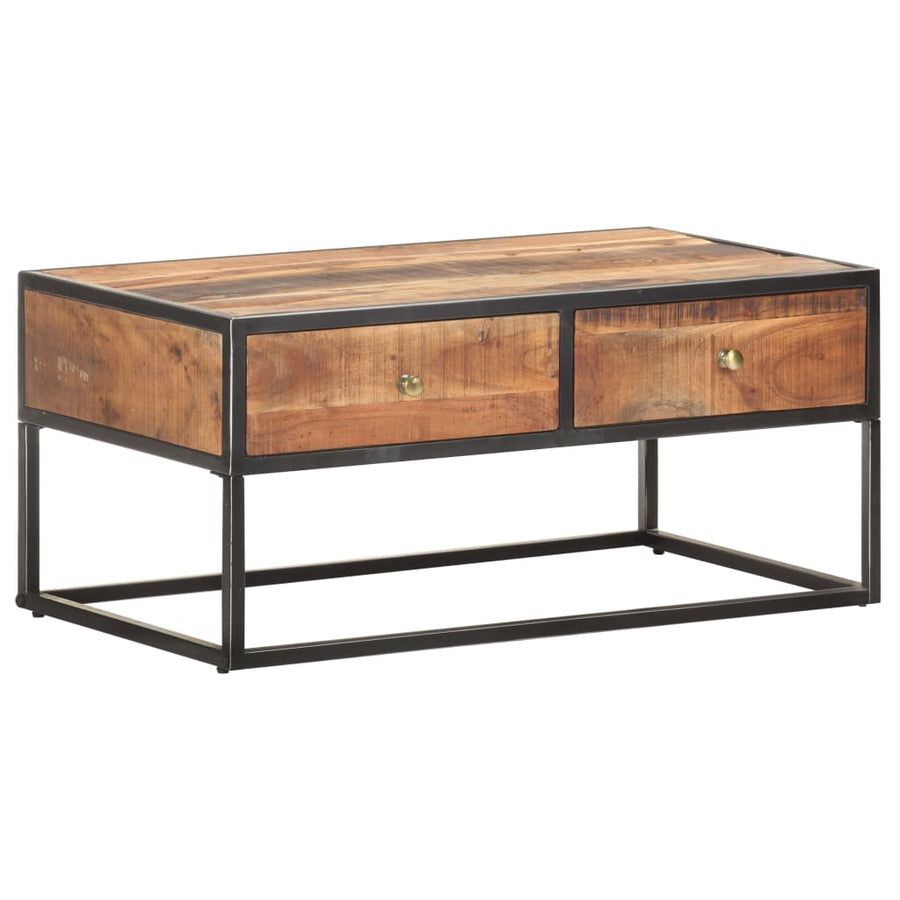 Salontafel 90X50X40 Cm Ruw Acaciahout