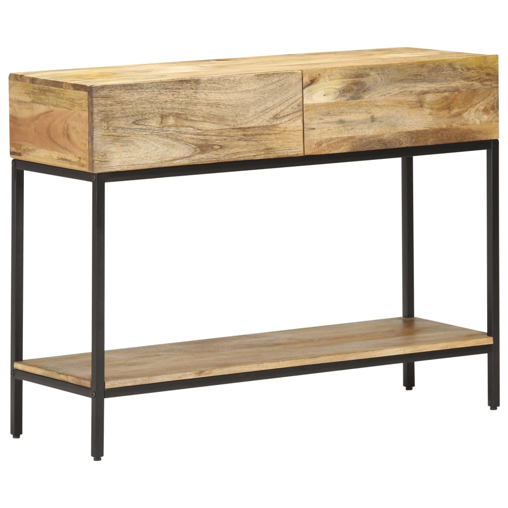 Wandtafel 100X35X76 Cm Massief Mangohout