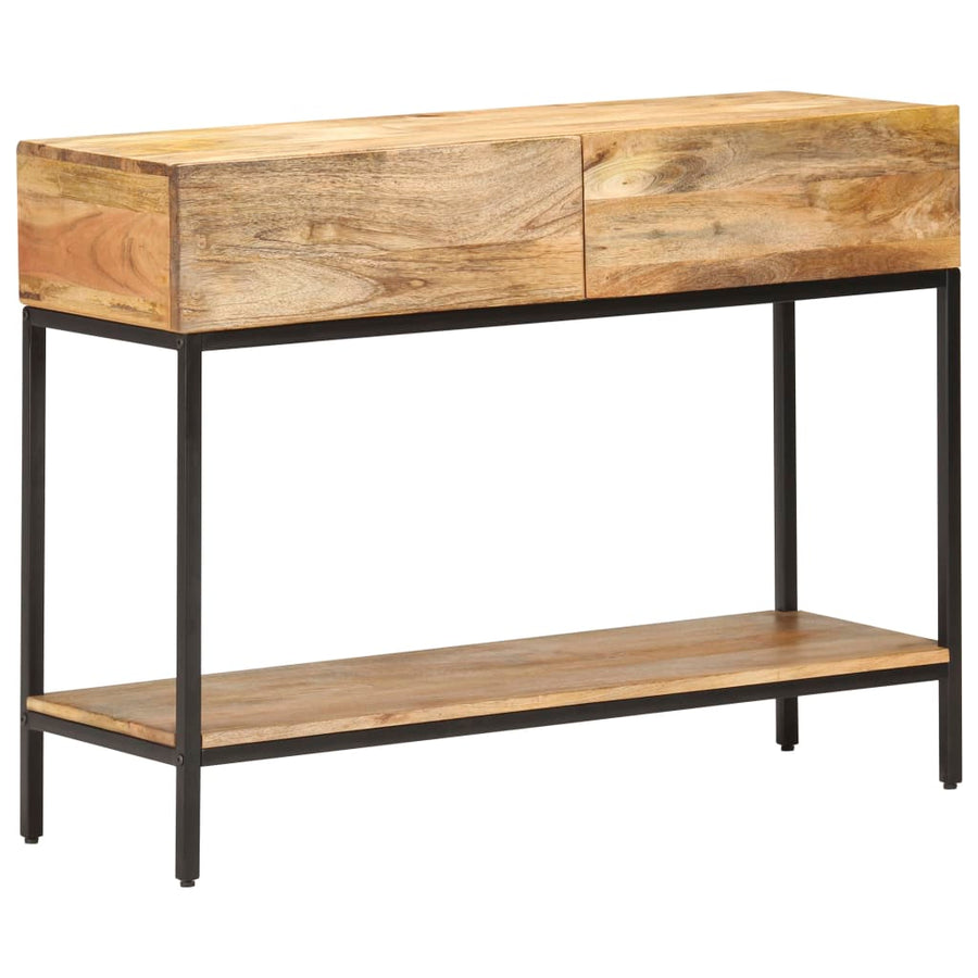 Wandtafel 100X35X76 Cm Massief Mangohout