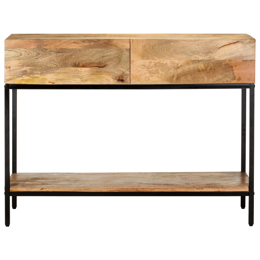 Wandtafel 100X35X76 Cm Massief Mangohout