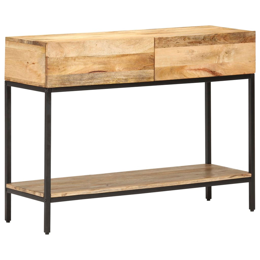 Wandtafel 100X35X76 Cm Massief Mangohout