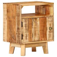 Nachtkastje 40X30X50 Cm Ruw Mangohout