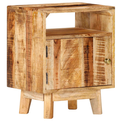 Nachtkastje 40X30X50 Cm Ruw Mangohout