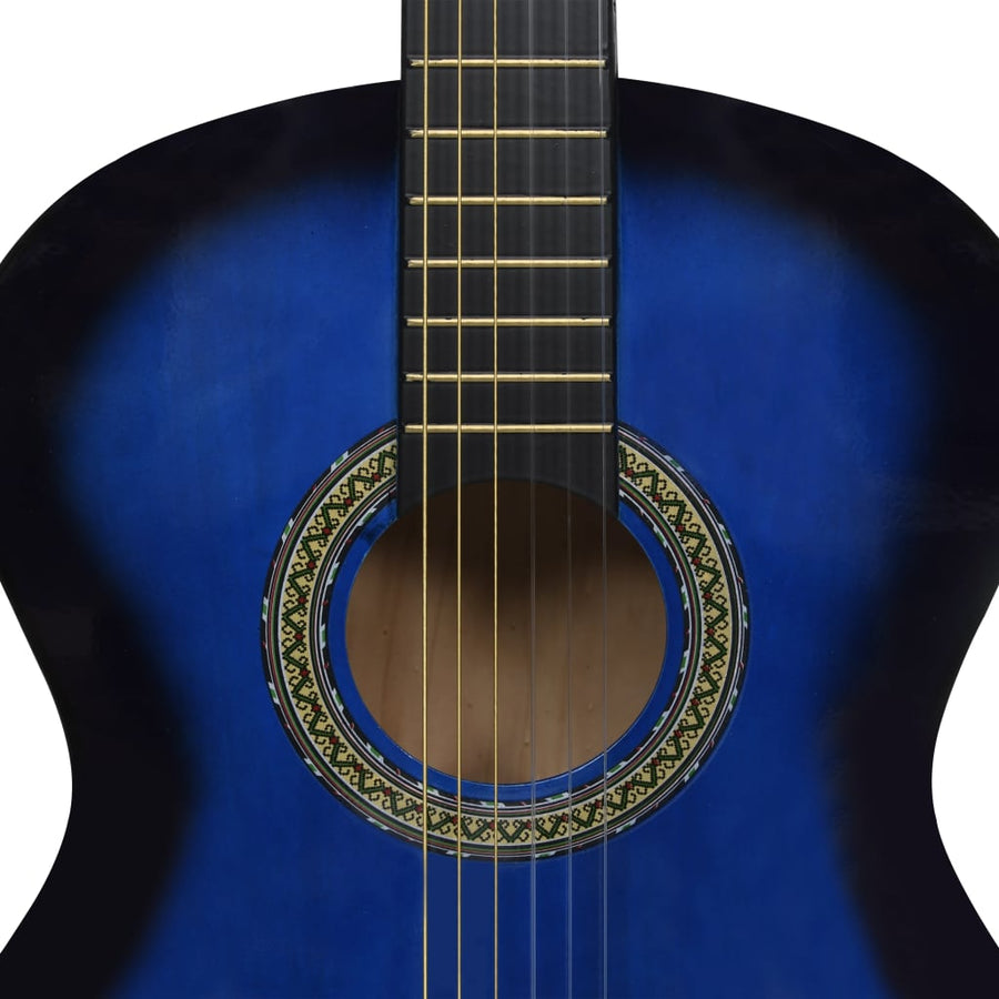 Gitaar Klassiek Beginner Met Tas 4/4 39 Blauw