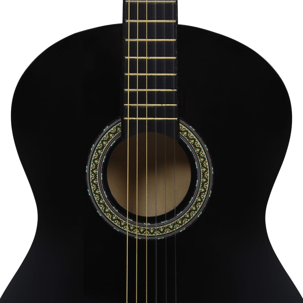 Gitaar Klassiek Beginner Met Tas 4/4 39 Zwart