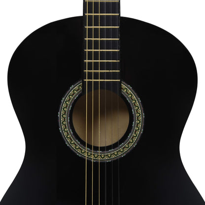 Gitaar Klassiek Beginner Met Tas 4/4 39 Zwart