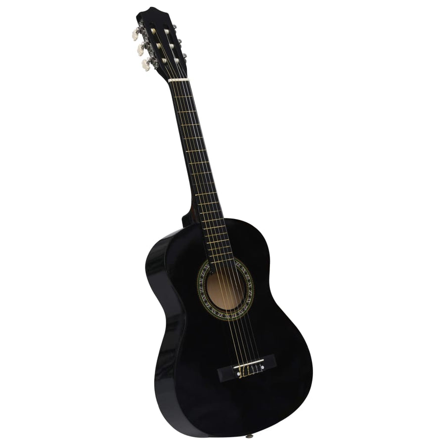 Gitaar Klassiek Beginner Kinderen Met Tas 1/2 34 Zwart