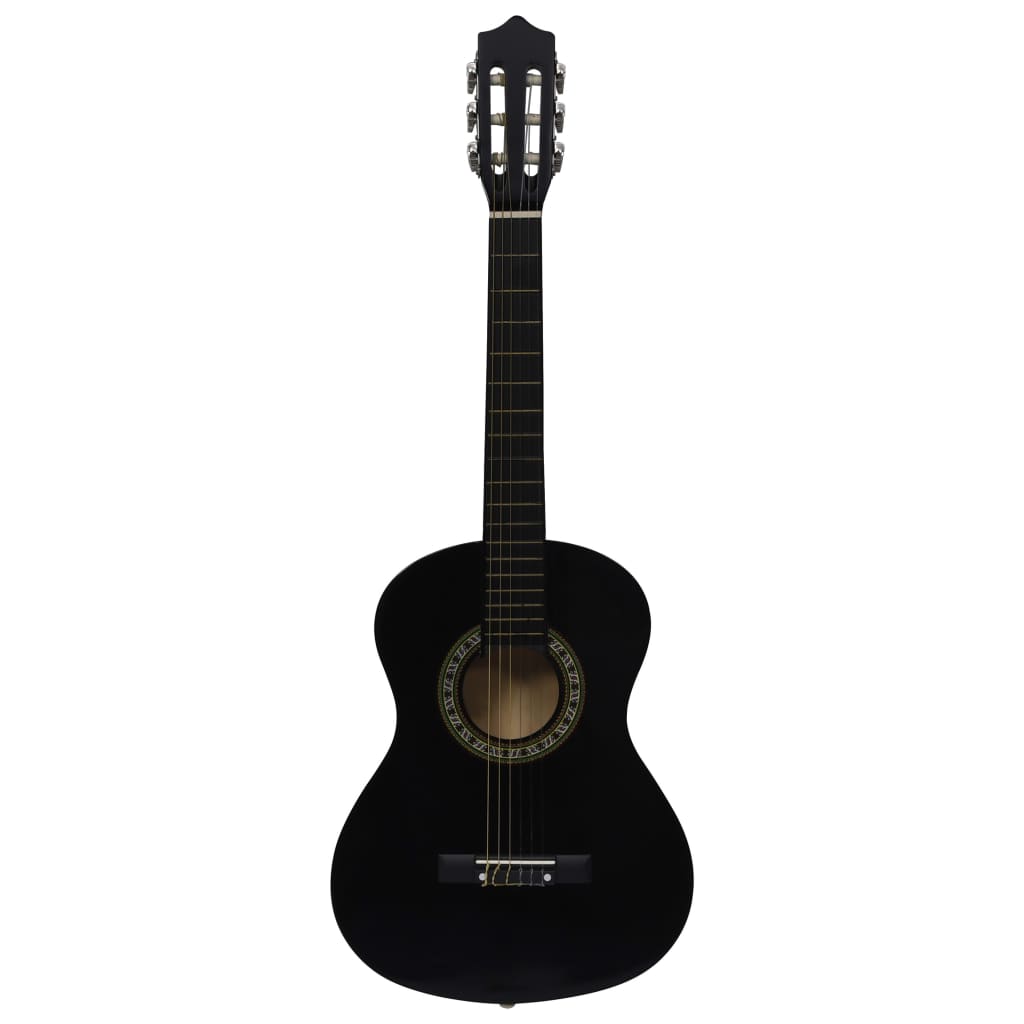 Gitaar Klassiek Beginner Kinderen Met Tas 1/2 34 Zwart