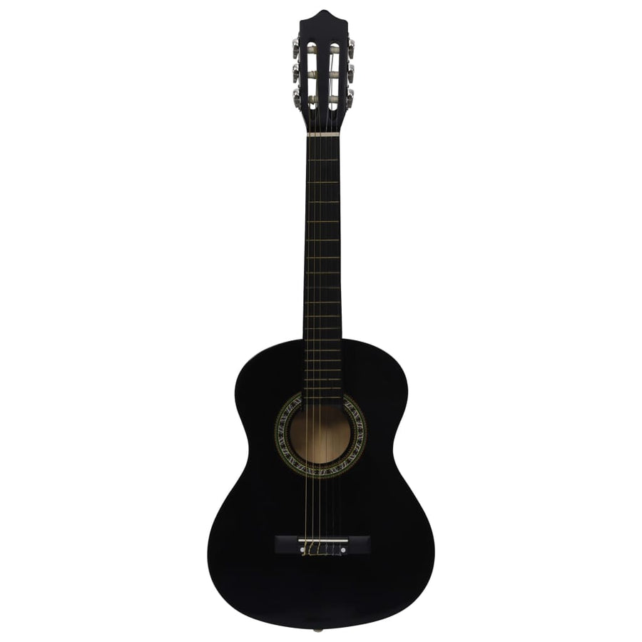 Gitaar Klassiek Beginner Kinderen Met Tas 1/2 34 Zwart