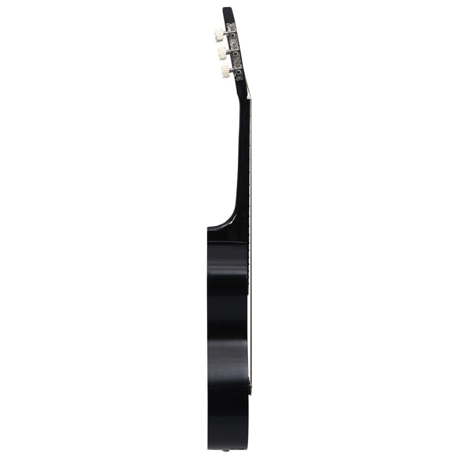 Gitaar Klassiek Beginner Kinderen Met Tas 1/2 34 Zwart