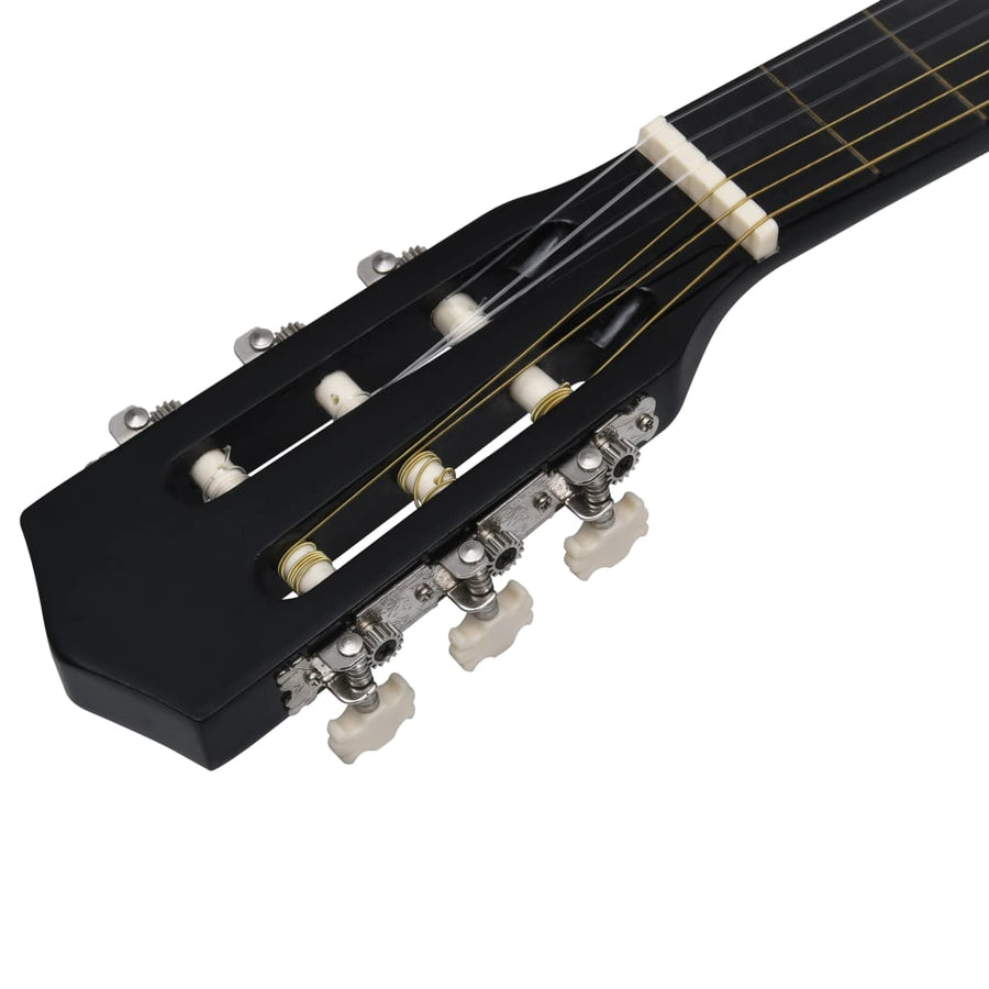 Gitaar Klassiek Beginner Kinderen Met Tas 1/2 34 Zwart