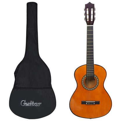 Gitaar Klassiek Beginner Kinderen Met Tas 1/2 34 Donkerbruin