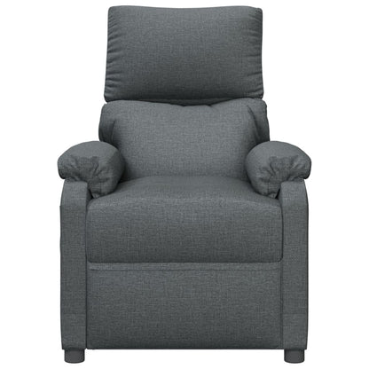 Massagestoel Stof Donkergrijs 1