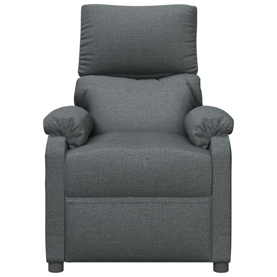 Massagestoel Stof Donkergrijs 1