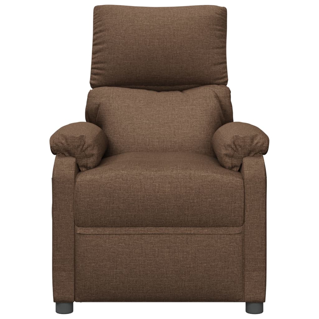 Massagestoel stof bruin