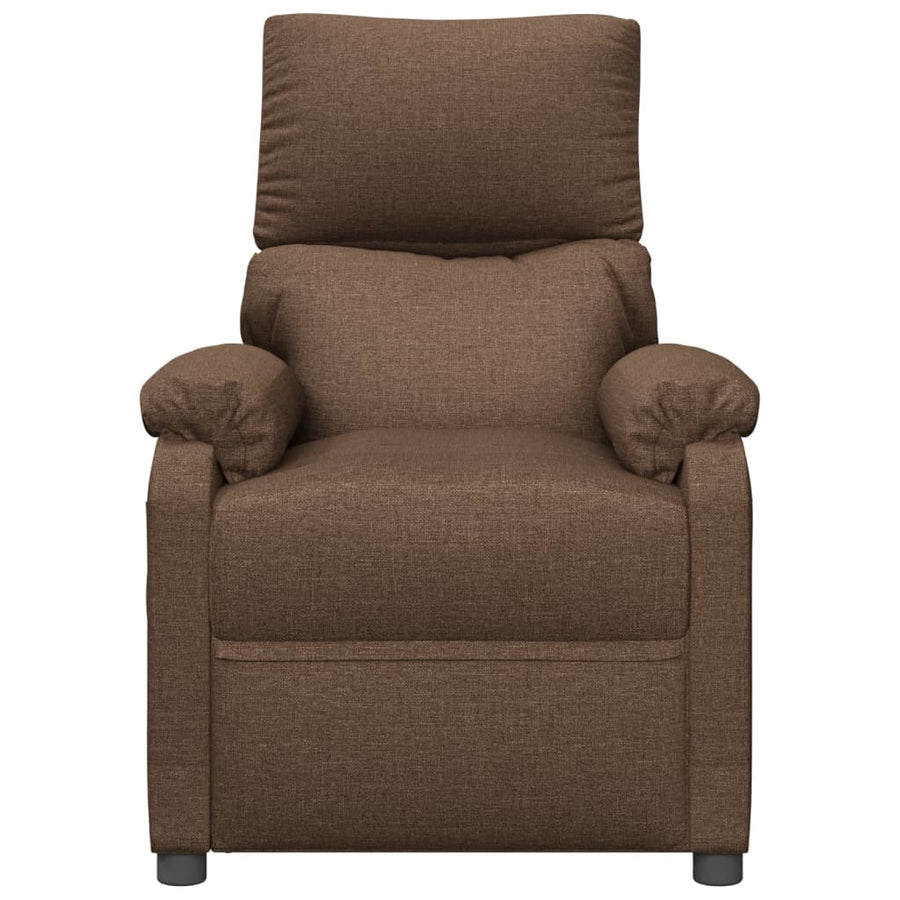 Massagestoel stof bruin