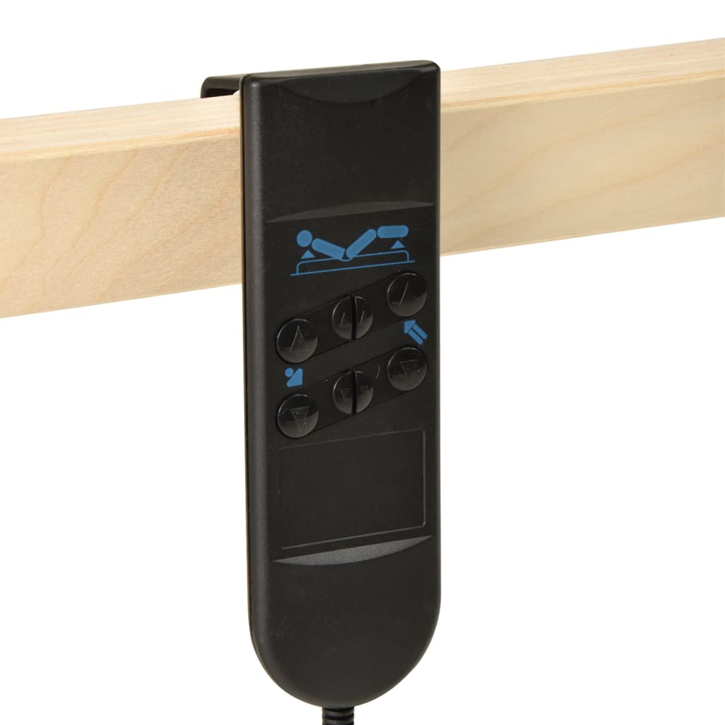 Lattenbodem Met 28 Latten 7 Zones Elektrisch 80 x 200 cm Verstelbaar (elektrisch)