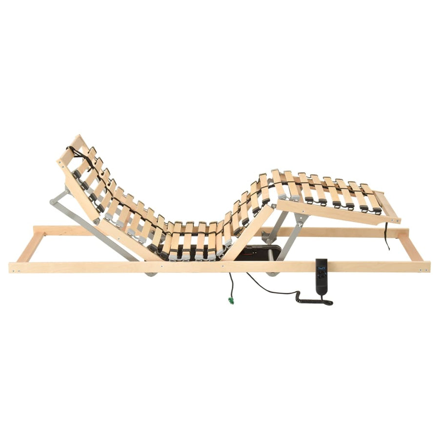 Lattenbodem Met 28 Latten 7 Zones Elektrisch 100 x 200 cm Verstelbaar (elektrisch)
