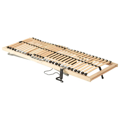 Lattenbodem Met 28 Latten 7 Zones Elektrisch 100 x 200 cm Verstelbaar (elektrisch)