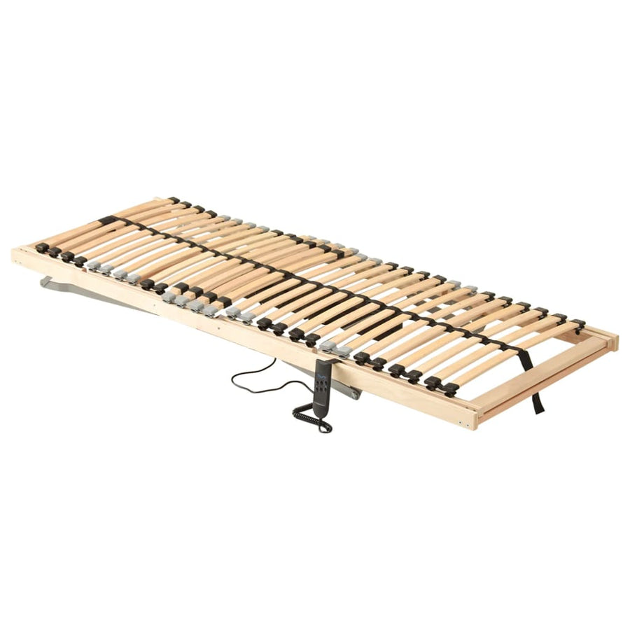 Lattenbodem Met 28 Latten 7 Zones Elektrisch 100 x 200 cm Verstelbaar (elektrisch)