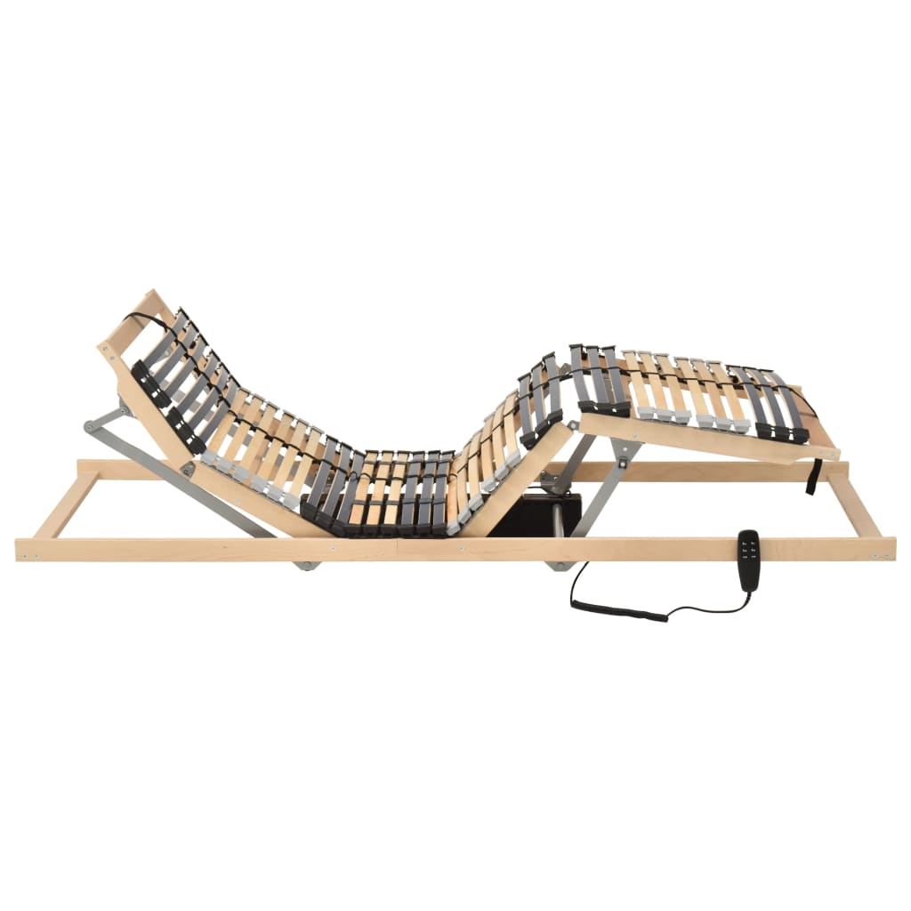 Lattenbodem Met 42 Latten 7 Zones Elektrisch 70 x 200 cm Verstelbaar (elektrisch)