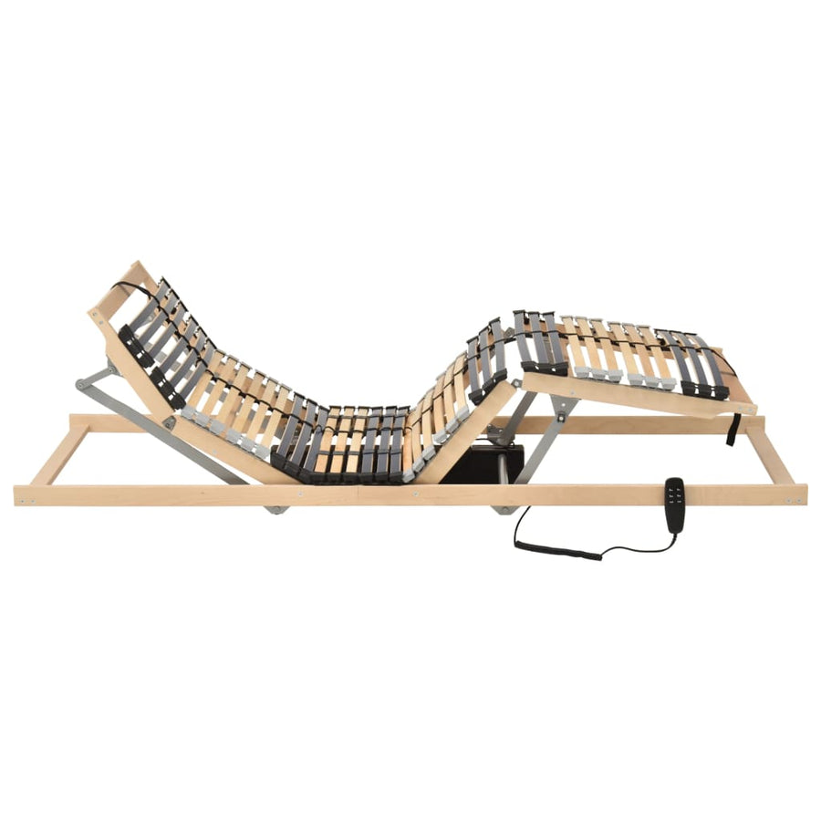 Lattenbodem Met 42 Latten 7 Zones Elektrisch 70 x 200 cm Verstelbaar (elektrisch)