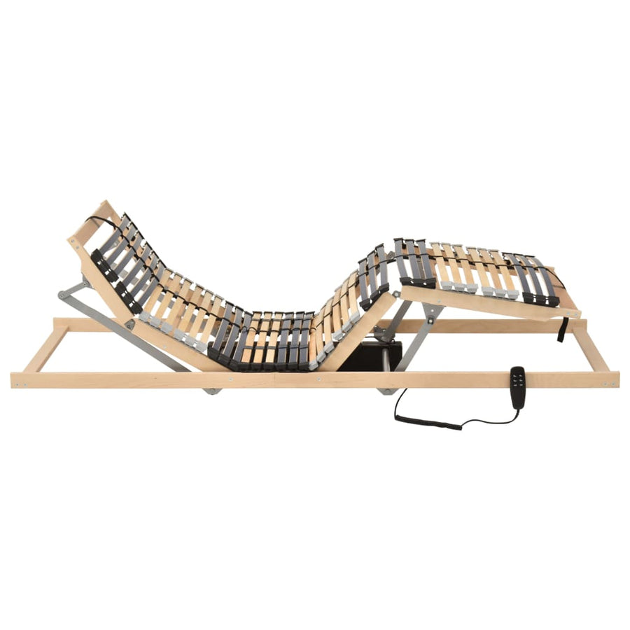 Lattenbodem Met 42 Latten 7 Zones Elektrisch 90 x 200 cm Verstelbaar (elektrisch)